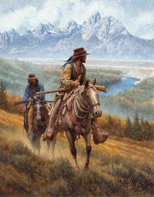 Season of the Mountain Men by Joseph Velazquez - Auction record, sale price, and art valuation. Compare with similar artists and explore comparable artworks.